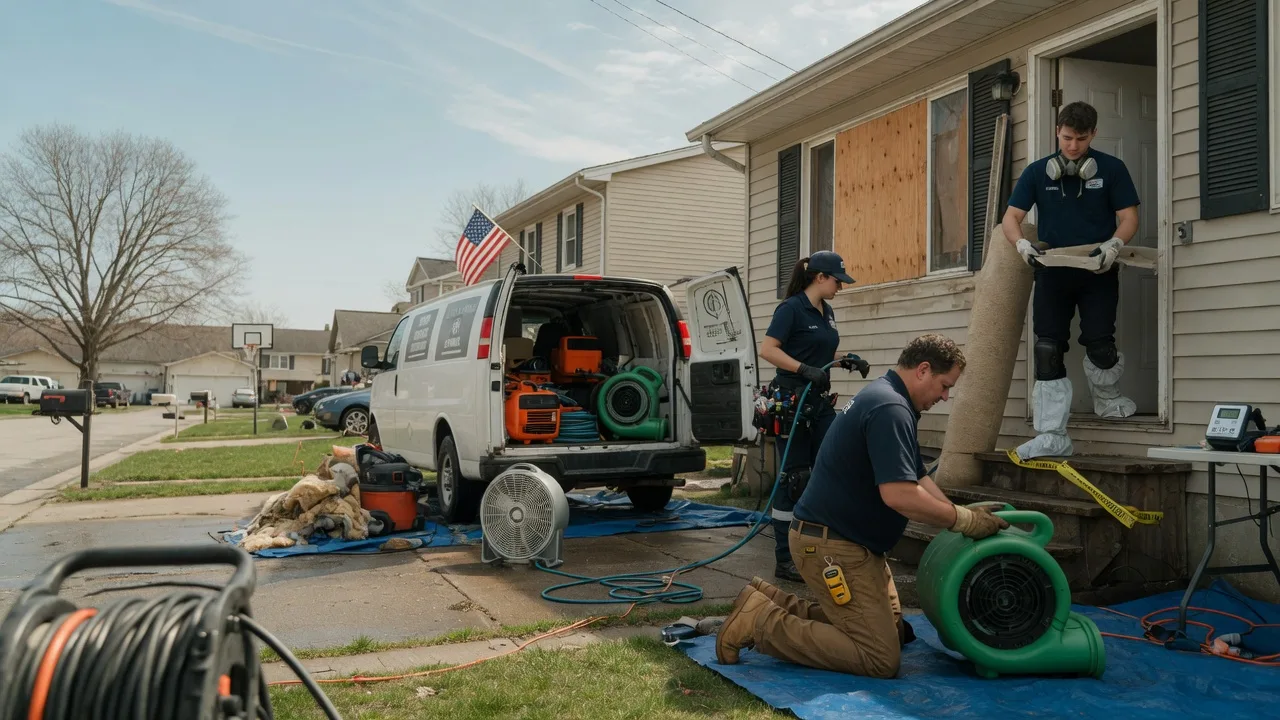Water Damage Restoration in Falun, KS near me
